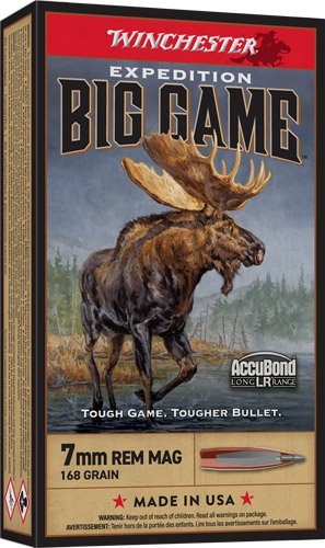 WINCHESTER EXPEDITION 7MM REM - MAG 168GR ACCUBOND 20RD 10BX/C