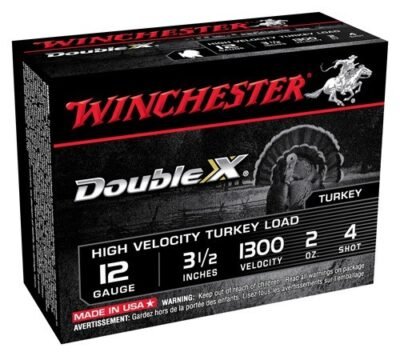 WINCHESTER DOUBLE-X 12GA 3.5" - 2OZ #4 10RD 10BX/CS