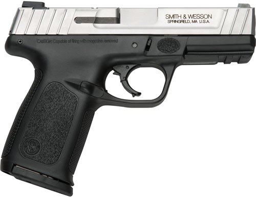S&W SD9VE 9MM 4" FS 10-SHOT - SILVER SS SLIDE/BLACK POLY - Image 2