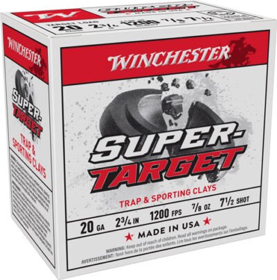 WINCHESTER TARGET 20GA 2.75" - 7/8OZ #7.5 250RD CASE