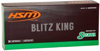 HSM 22-250 REM 55GR BLITZKING - 20RD 25BX/CS