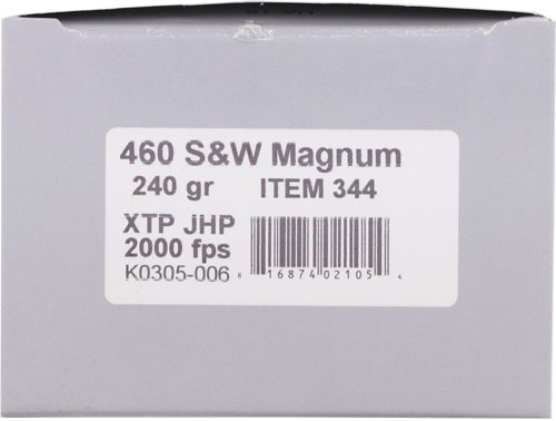 UNDERWOOD 460 SW MAG 240GR - XTP JHP 20BX/10CS - Image 2