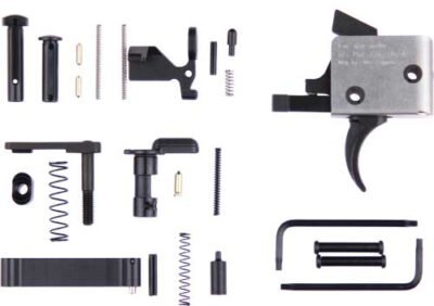 CMC AR15/AR10 LOWER PARTS KIT - WITH 3-3.5LB CURVED TRIGGER