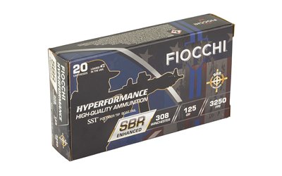 FIOCCHI HYPR SBR 308WIN 125GR 20/200 - Image 2