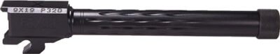 FAXON SIG P320 FULLSIZE 9MM - FLAME FLUTE THREADED BLK