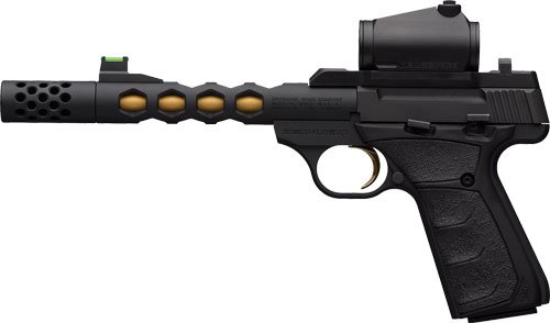 BROWNING BUCK MARK VISION UFX - 22LR 5.9" BLK/GOLD W/ VORTEX - Image 2