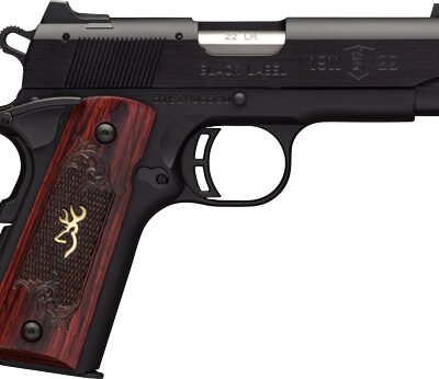 BROWNING 1911-22 MEDALLION - COMPACT 22LR 3.6"FS BLK/RSWD