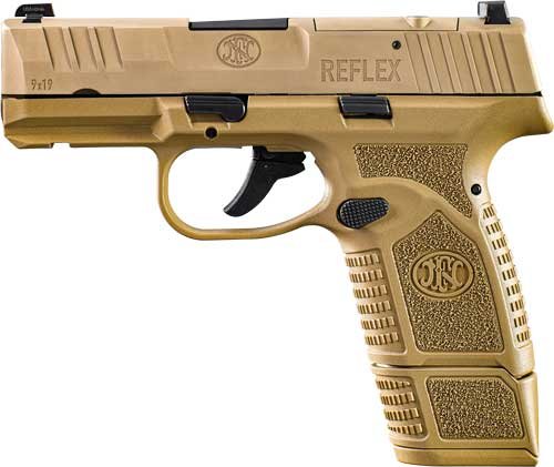 FN REFLEX MRD 9MM LUGER - 1-11RD 1-15RD FDE NO SAFETY - Image 2