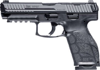 HK VP9A1 F OPTICS READY 9MM - 4.5" BBL 2-15RD MAGS BLACK