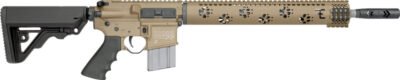 RRA LAR15 PREDATOR2 223 WYLDE - 6 POS STK 16" BBL ROCKOTE TAN