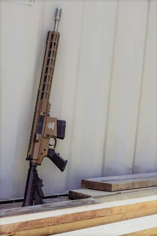 GLFA AR10 RIFLE 308 WIN - 18" S/S BBL 10-SHOT BRONZE - Image 2