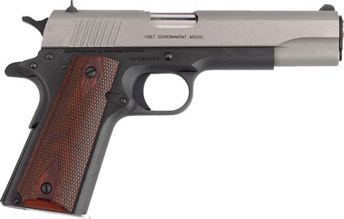 COLT 1911 45ACP 5" 7RD - TWO TONE ROSEWOOD GRIPS - Image 2