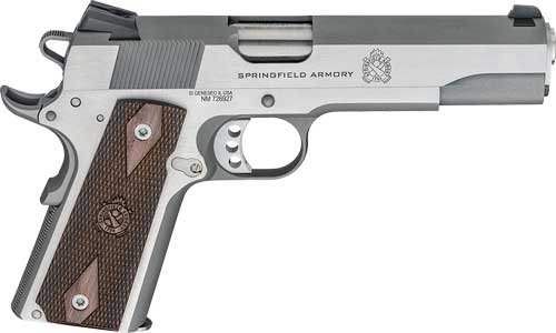 SPRINGFIELD 1911 GARRISON - 9MM 5" 9RD STAINLESS WALNUT - Image 2