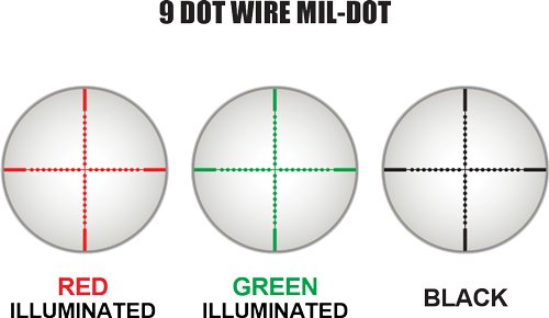 UTG BUGBUSTER 3-9X32 1" RGB - MIL-DOT W/QD RINGS BLACK - Image 2