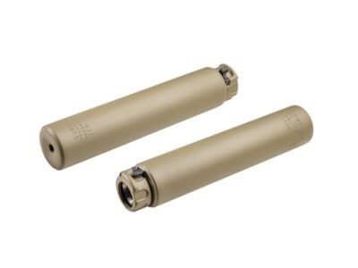 Surefire SOCOM300-SPS 2nd Gen suppressor Flat Dark Earth side view