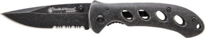 S&W OASIS SMALL LINER LOCK - KNIFE 2.6" STONEWASH BLADE