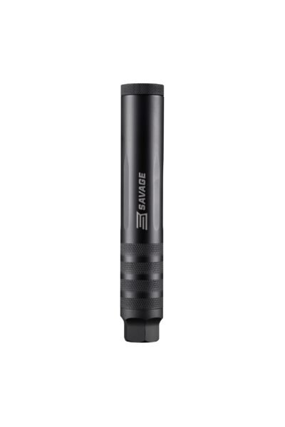 Savage AC22 AccuCan suppressor, black, 5.9 in, 1/2x28 thread