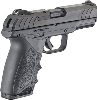 RUGER SECURITY-9 9MM LUGER - ADJ 10-SHOT BLUED HOGUE HANDAL - Image 4