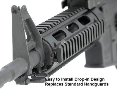 UTG RAIL PICATINNY AR-15 7" - 2-PC DROP-IN CARBINE LENGTH - Image 5