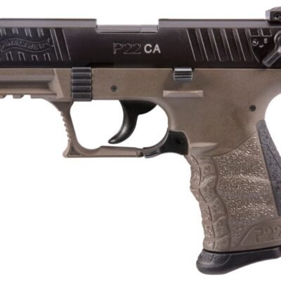 WALTHER ARMS P22 22LR BLK/FDE 10+1 3.4" CA#