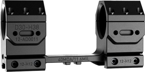 AUDERE SCOPE MOUNT ADVERSUS - 30MM 40MOA HIGH BLACK - Image 2