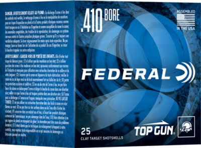 FEDERAL TOP GUN 410 2.5" 1/2OZ - #9 1330FPS 250RD CASE LOT