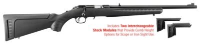RUGER AMERICAN 22LR 10-SHOT - 18" MATTE BLACK THREADED BBL