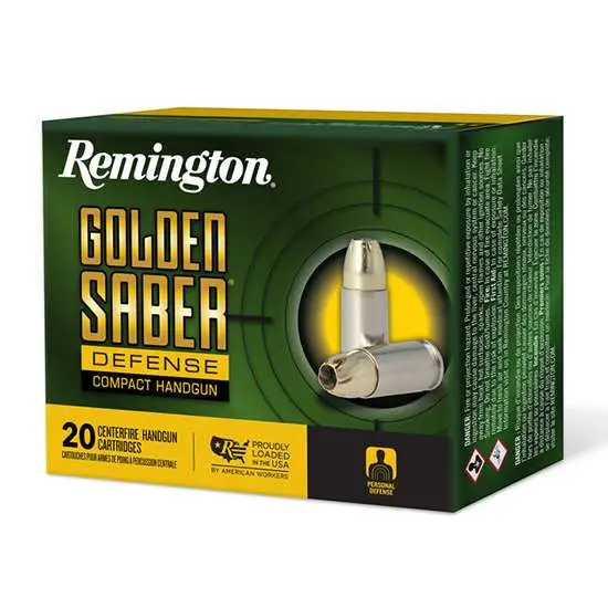 REMINGTON 40 S&W 180GR BJHP GOLDEN SABER DEFENSE 20 RD/BX 25 BX/CS - Image 2