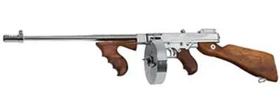 THOMPS 1927A1 DELUXE 45ACP RFL CHROME 50RD