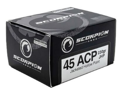 SCORPION 45ACP - 230GR JHP 20RD 10BX/CS