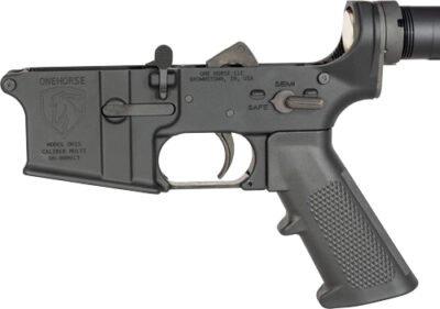ONE HORSE AR15 COMPLETE LOWER - RECEIVER ALUMINUM BLACK