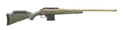 RUGER AMERICAN G2 PRED RFL 308WIN 22" T.B. SPIRAL BBL, GRN SPLTR,BRNT BRNZ 3RD