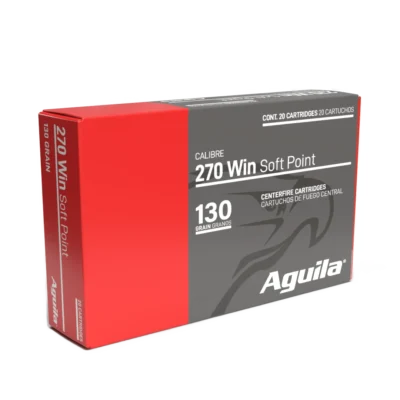 AGUILA 270 WIN 130GR INTERLOCK BTSP 20RD BX 10 BOXES PER CASE