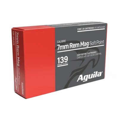 AGUILA 7MM REM MAG 139GR INTERLOCK BTSP 20RD BX 10 BOXES PER CASE
