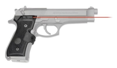 CRIMSON TRACE LASERGRIP BER 92 BLK MIL-STD