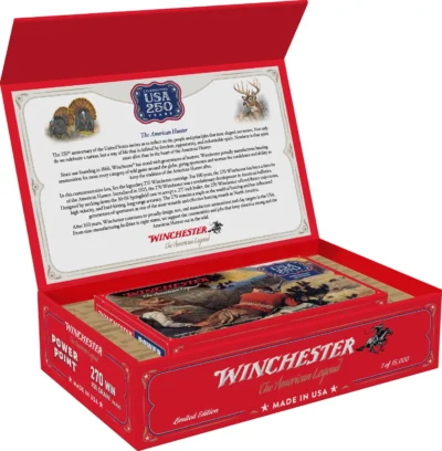 WINCHESTER SUPER X 270WIN 150GR PP 250TH ANNIVERSARY 20RD/BX 6BX/CS