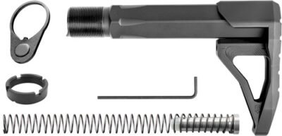 PHASE 5 MINI STOCK ASSEMBLY - CARBINE TUBE AR-15 BLACK