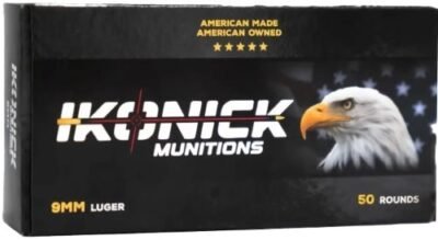 IKONICK USA 9MM 147GR FMJ - SUBSONIC 50RD 20BX/CS