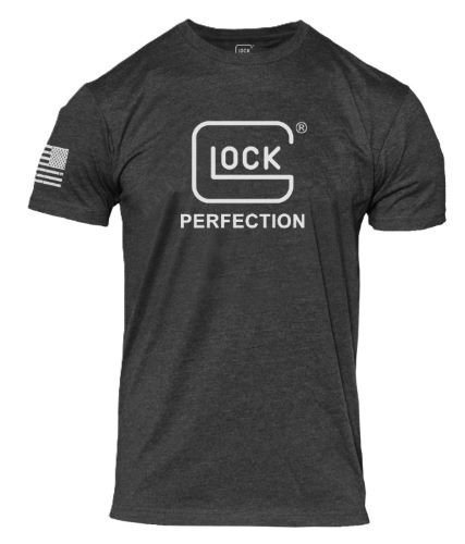 GLOCK PERFECTION TEE SHORT - SLEEVE T SHIRT LG CHARCOAL - Image 2