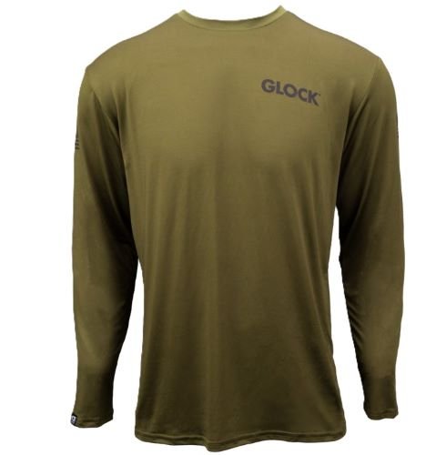 GLOCK PERFORMANCE LONG SLEEVE - SHIRT XL MILITARY GREEN - Image 2
