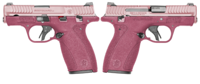 SMITH & WESSON BODYGUARD 2.0 380ACP PISTOL T.S. CRANBERRY/BLUSH ORION EXCLUSIVE 1-12RD 1-10RD MAG