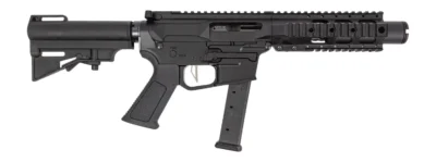 DPMS KITTY KAT S9 9MM PISTOL 4" A4 QUAD RAIL, CAR BRACE 1-33RD GLOCK MAG