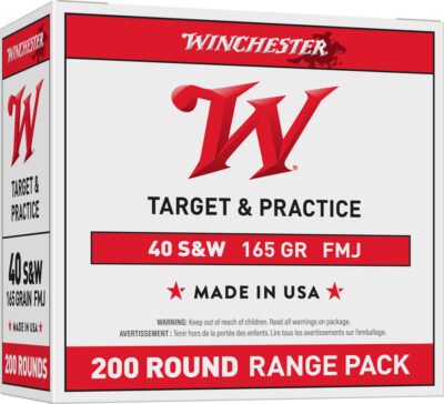 WIN 40SW 165GR USA FMJ 200RD