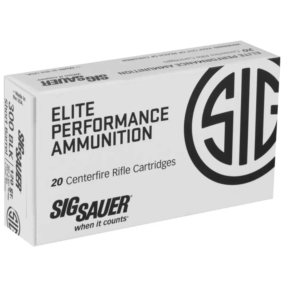SIG SAUER ELITE 300BLK 120GR SBR 20RD BX - Image 2