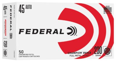 FDR 45AP 230GR RANGE FMJ 50RD