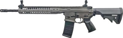 LWRC IC-SPR BILLET 5.56 NATO - 16" 30RD GREY W/ BLACK STOCK