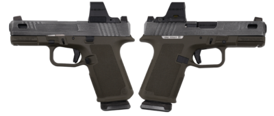 RUGER RXM 9MM PISTOL 4" PORTED BBL ODG/CRUSHED SILVER MAGPUL EHG, O.R. 2-15RD MAGS