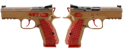 CZ SHADOW II COMPACT PEANUT BUTTER & STRAWBERRY JELLY 9MM PISTOL 4" 2-15RD MAGS