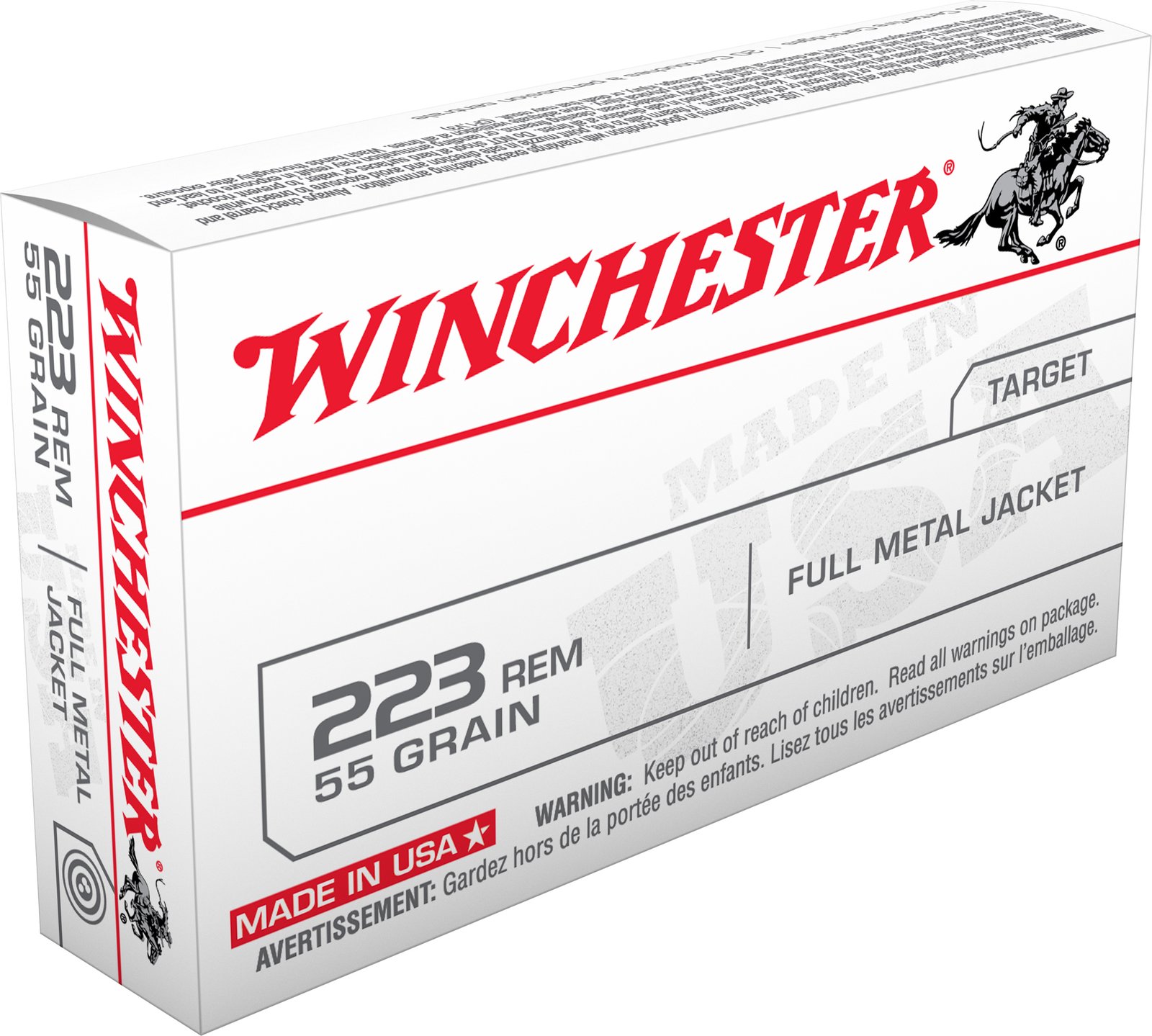 WIN 223 55GR FMJ 20RD